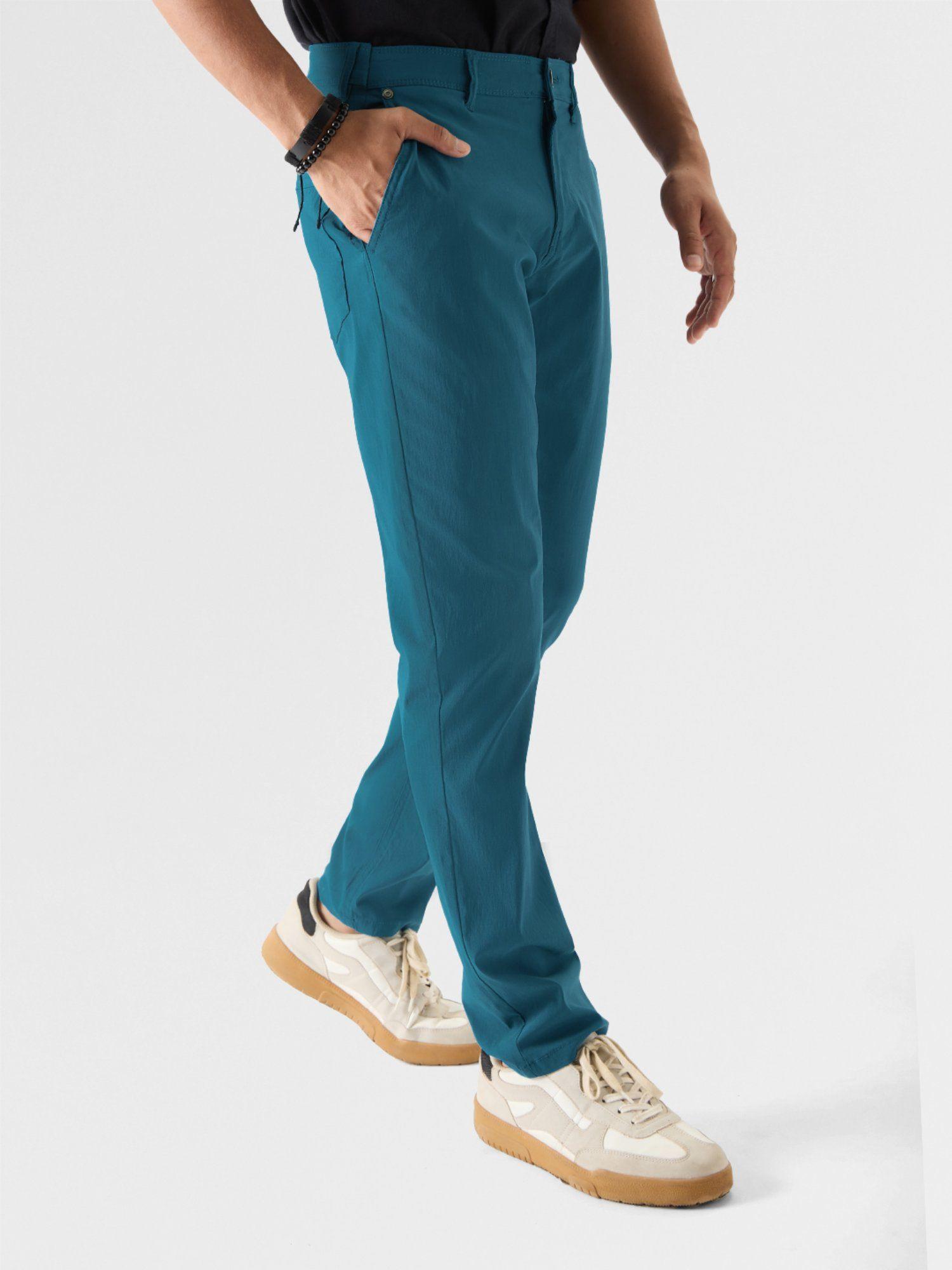 original power stretch pants steel teal men pants