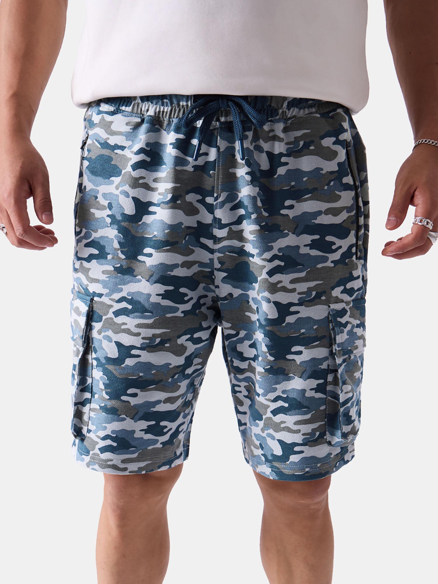 original solids: camouflage men cargo shorts