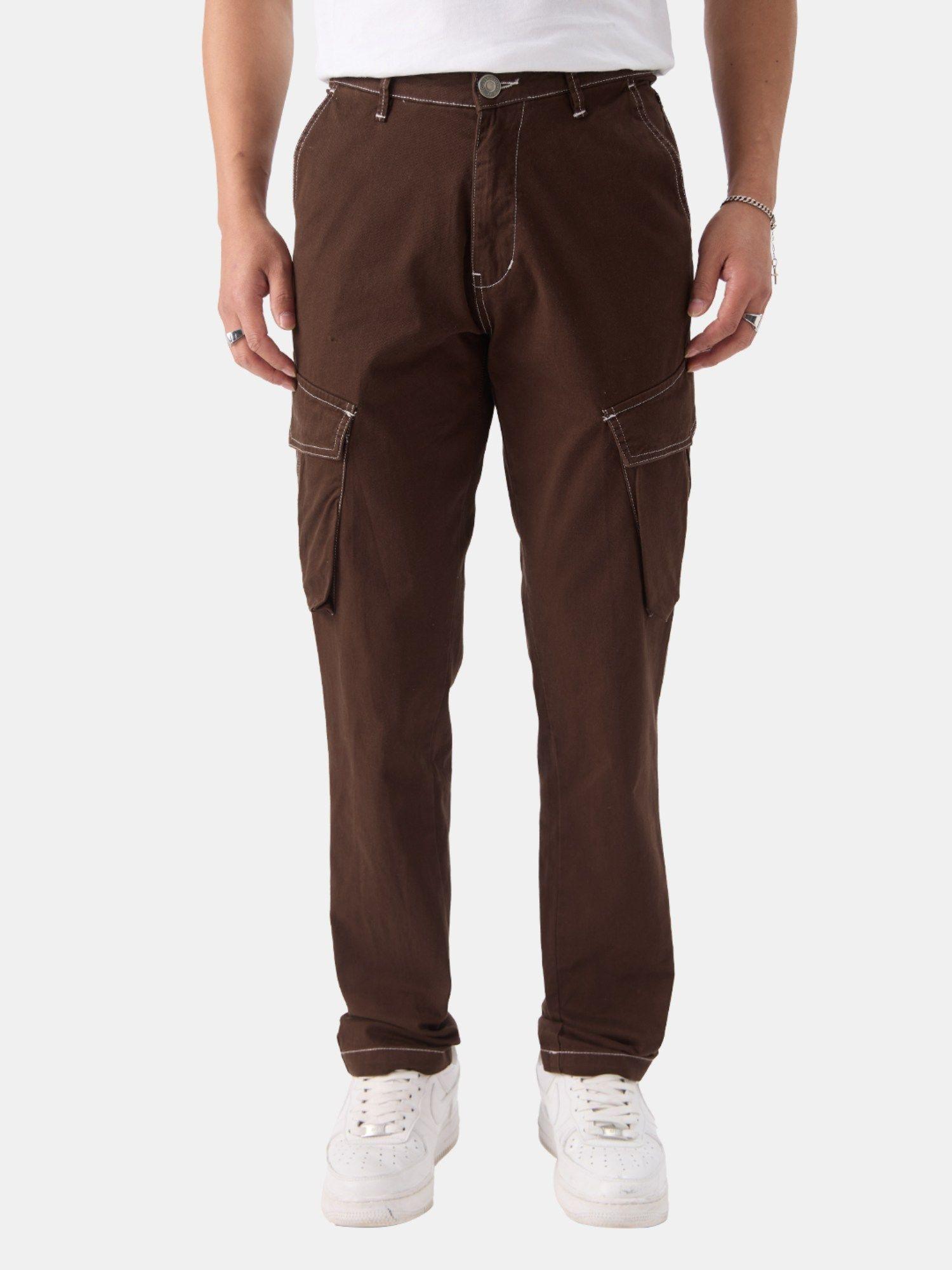 original solids- teak men cargo pants