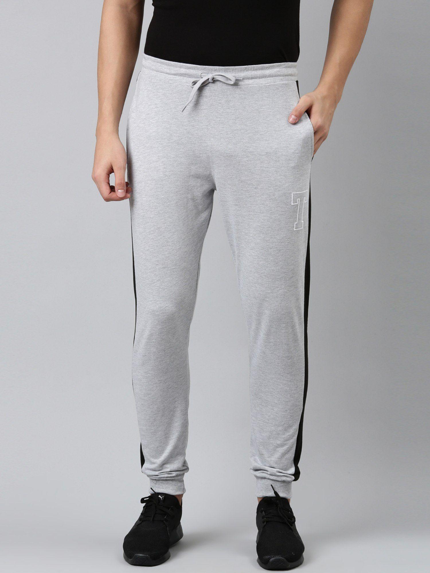originals mens cotton solid jogger - grey