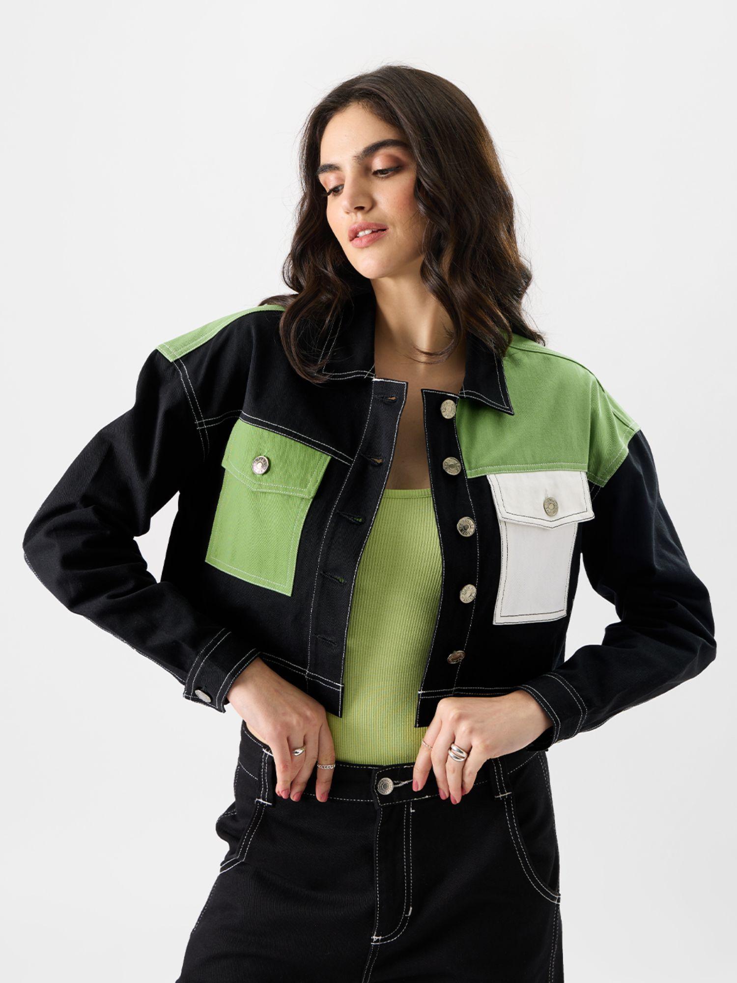 originals : phantom women jacket black & green