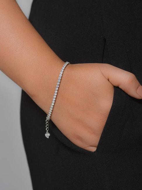 ornate jewels 92.5 sterling silver bracelet for women