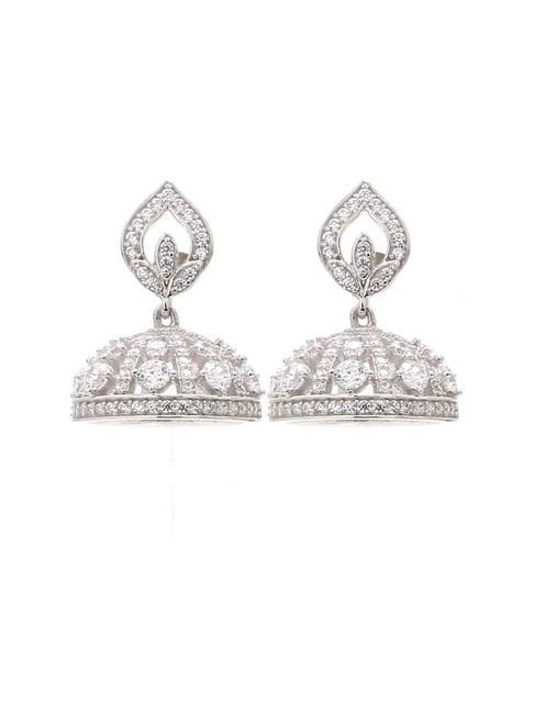 ornate jewels 92.5 sterling silver earrings