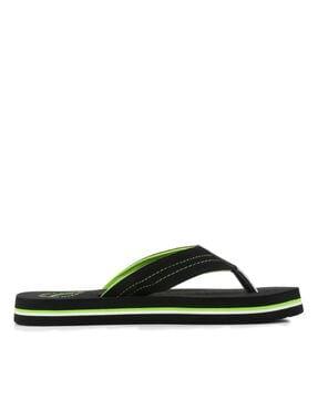 orthopaedic thong-strap flip flops