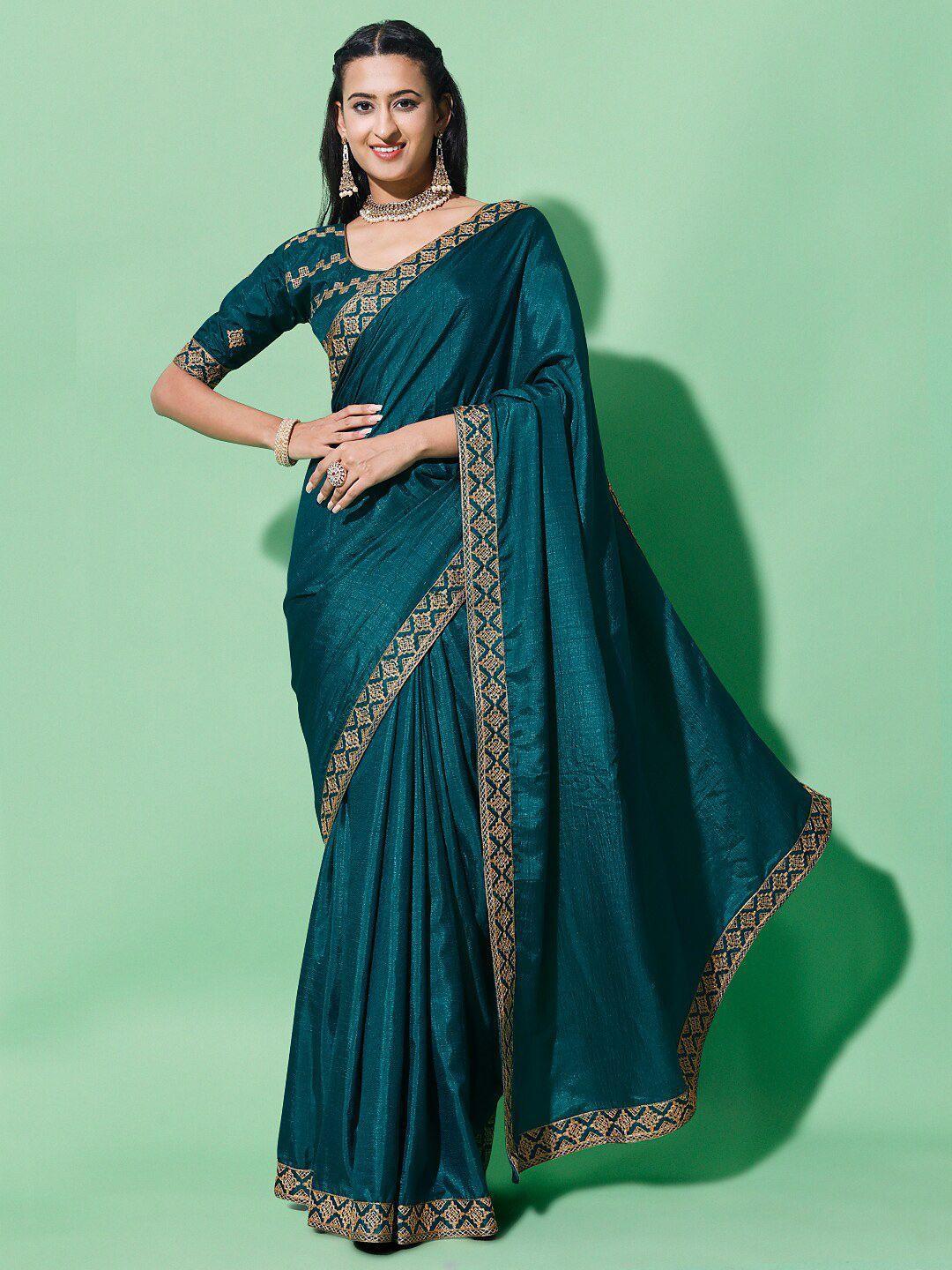 orus embroidered silk cotton saree