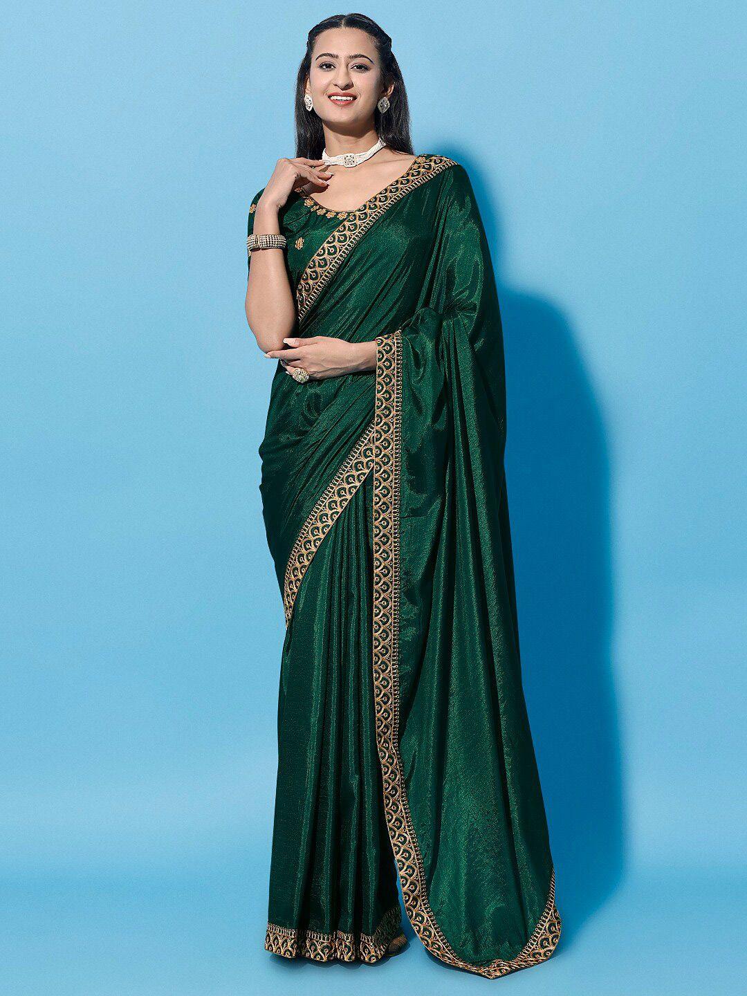 orus ethnic motifs embroidered silk cotton saree