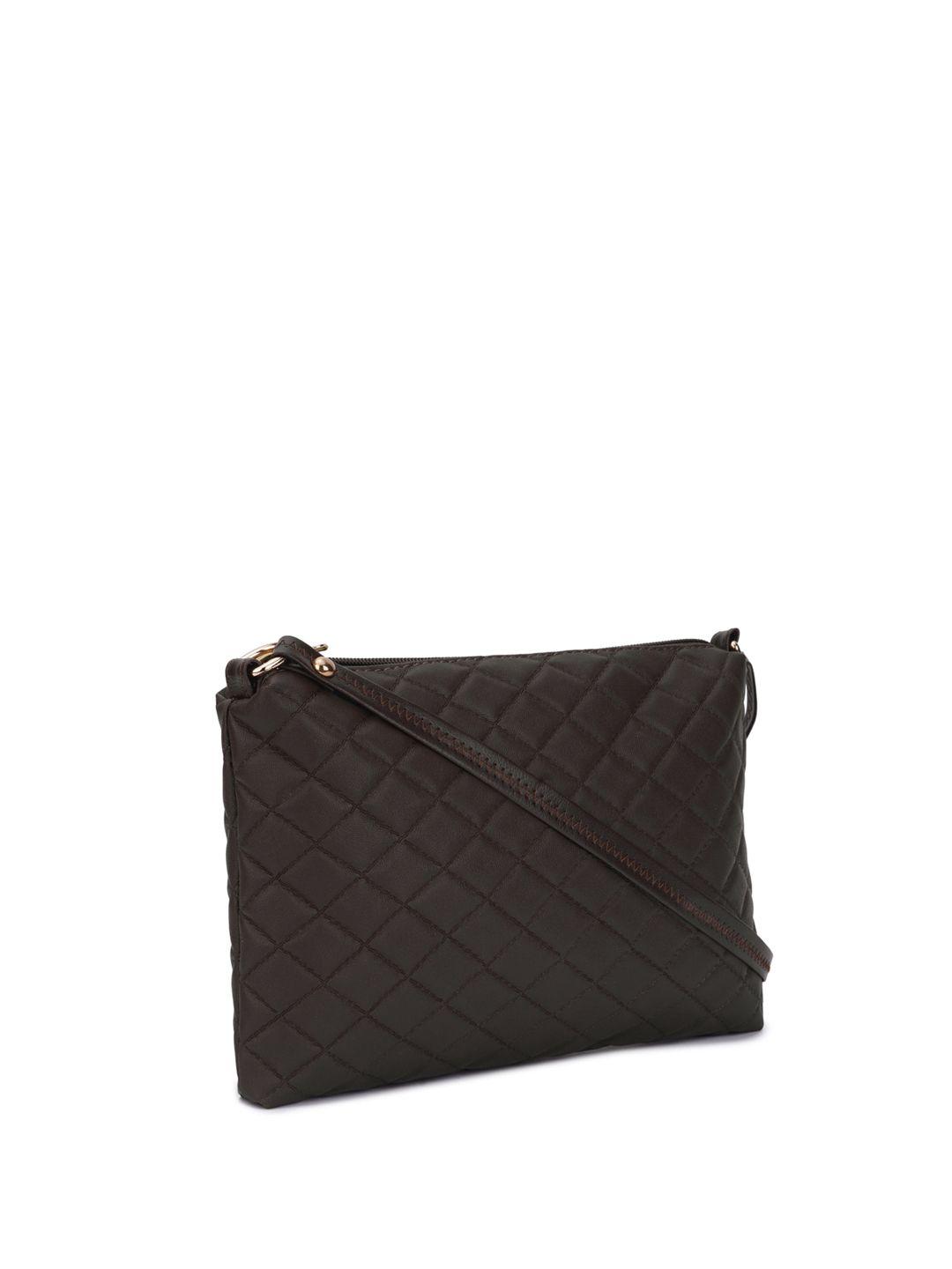 osaiz structured sling bag with quilted