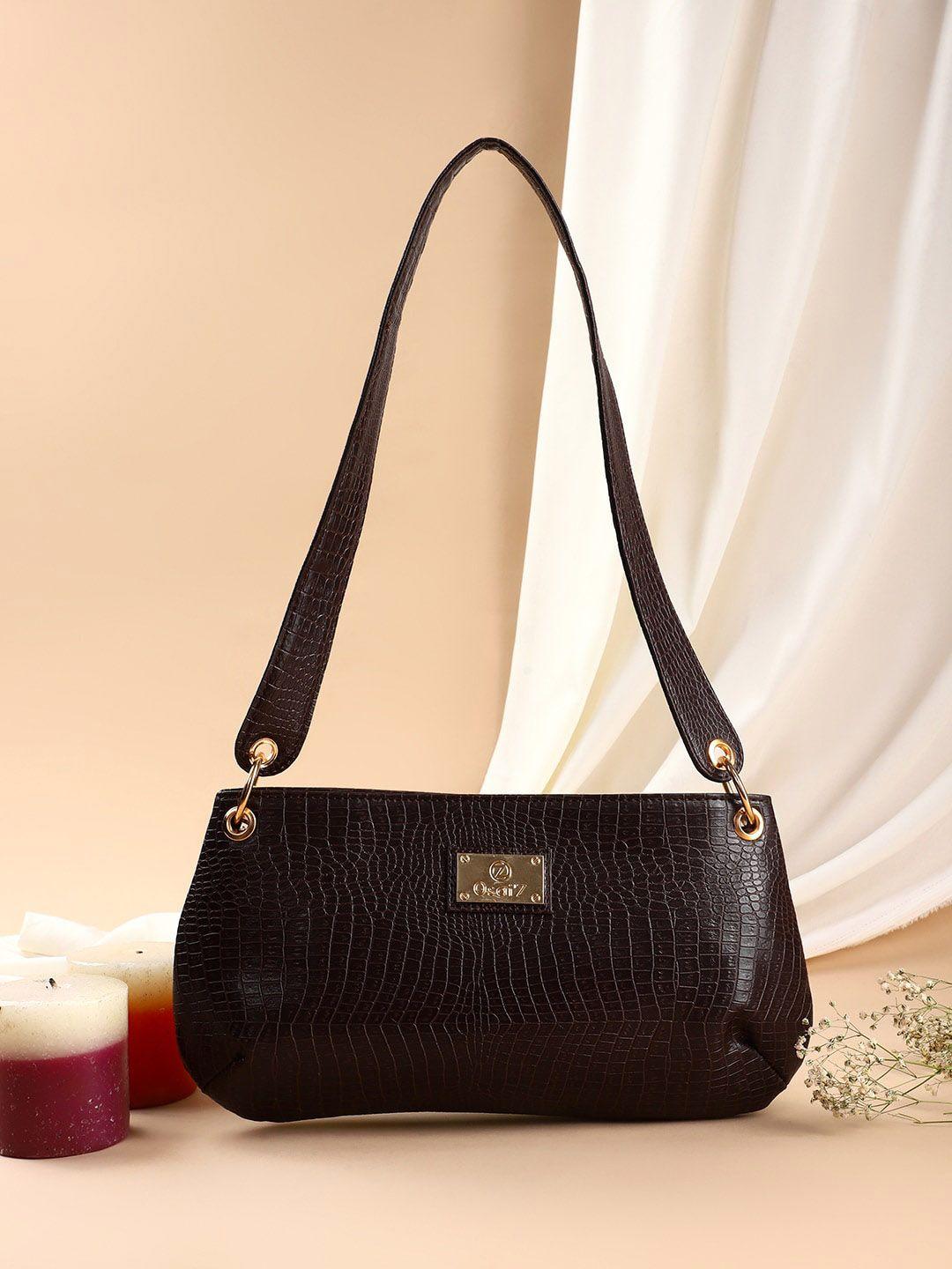 osaiz textured structured shoulder bag