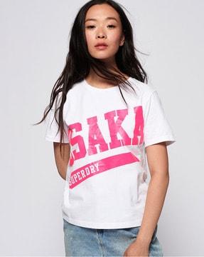 osaka swoosh crew-neck t-shirt