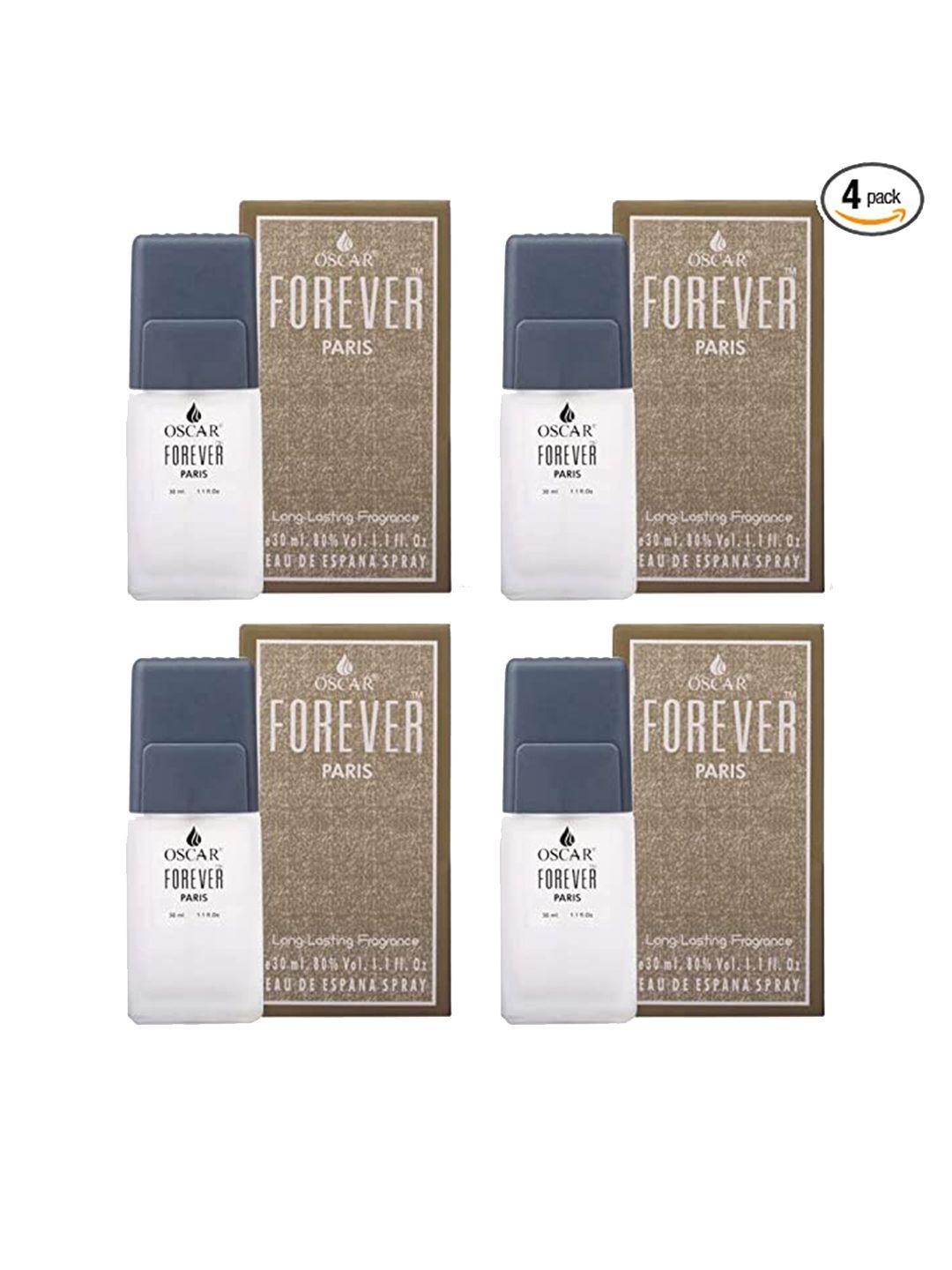 oscar unisex set of 4 forever paris eua de espana spray - 30ml each