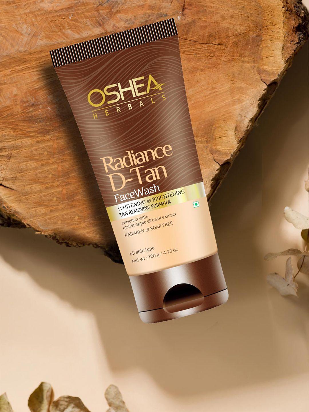 oshea herbals set of 2 radiance d-tan face wash