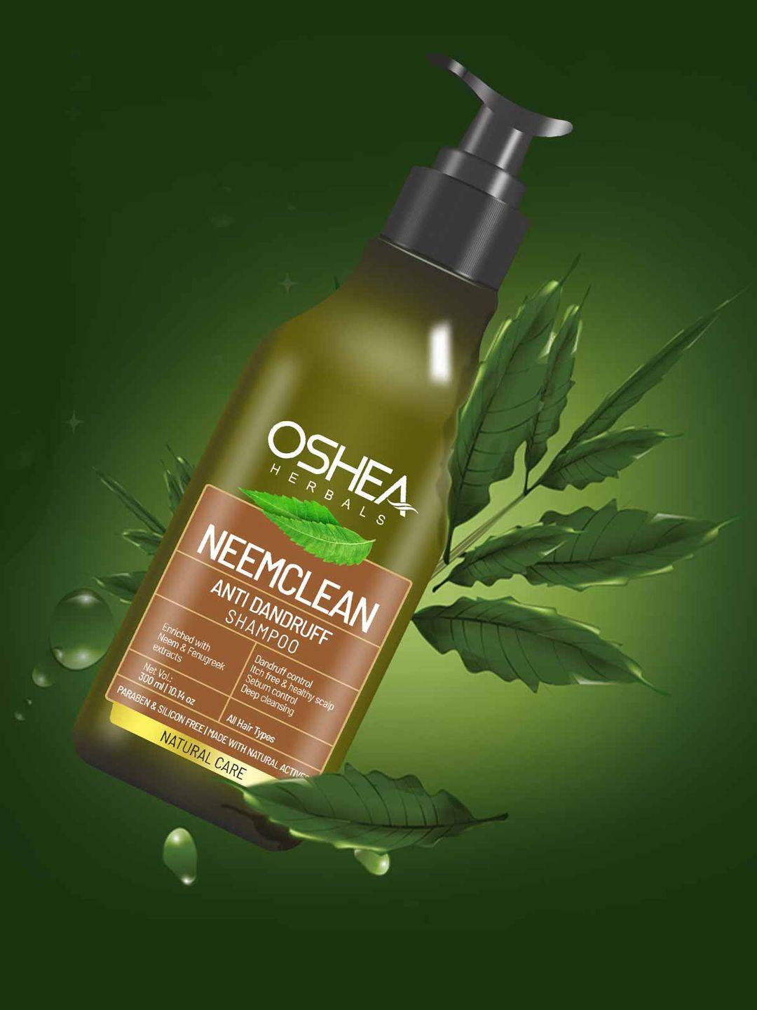 oshea herbals neemclean anti dandruff shampoo with fenugreek extracts 300 ml