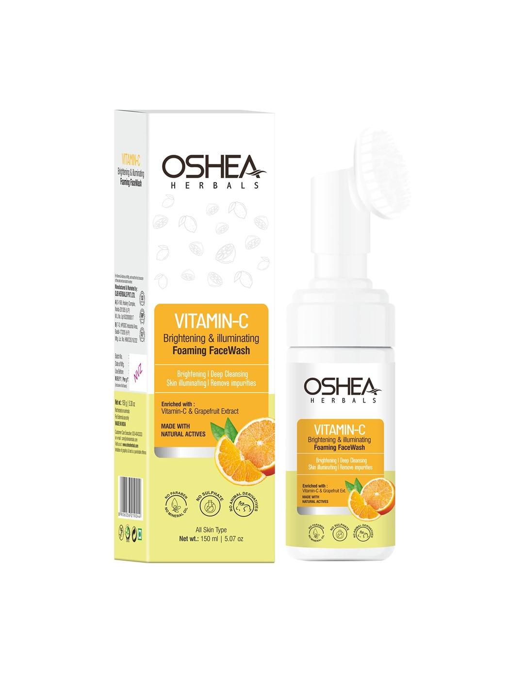 oshea herbals vitamin c foaming face wash 150ml