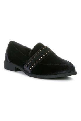 other slip-on women's loafers - black