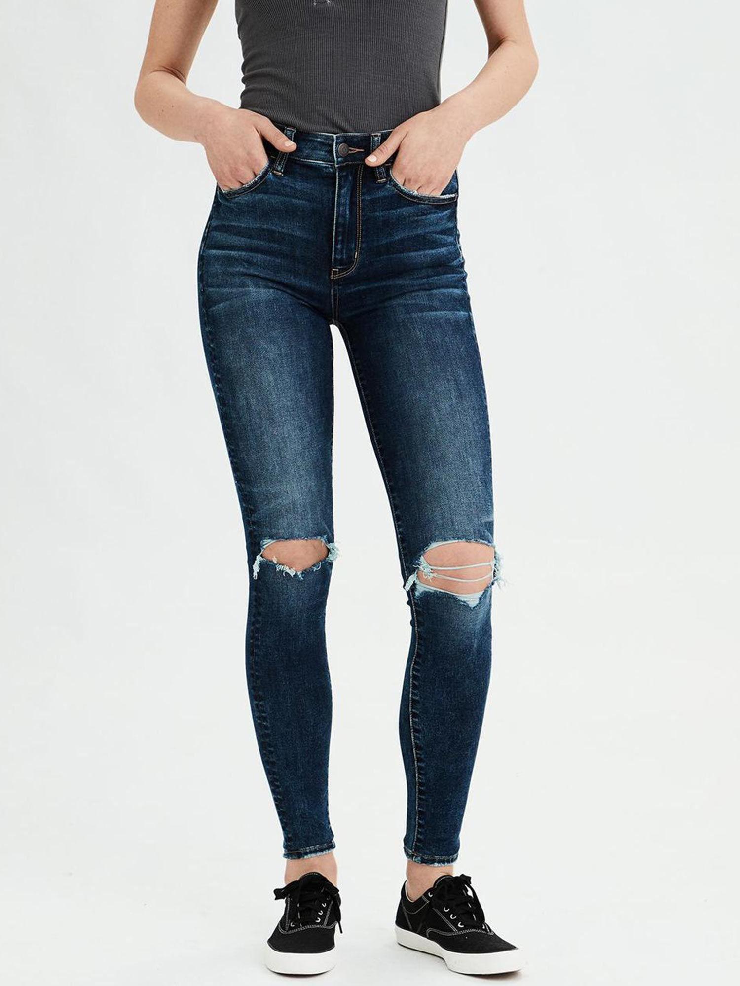 outfitters blue solid jegging