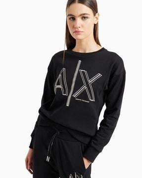 outline logo regular fit sweatshirt