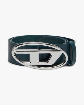 oval d logo leather belt