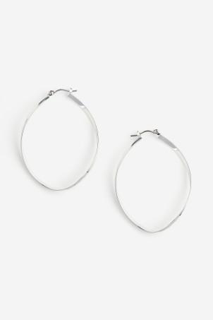 oval hoop earrings