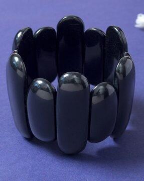oval stone stretch bracelet