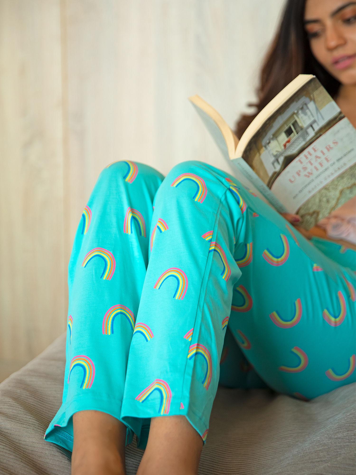 over the rainbow pyjama - blue