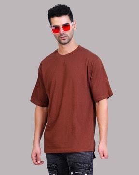 oversized crew-neck t-shirt