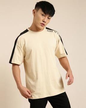 oversized fit crew-neck t-shirt