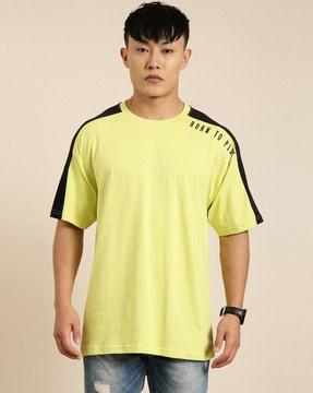 oversized fit crew-neck t-shirt