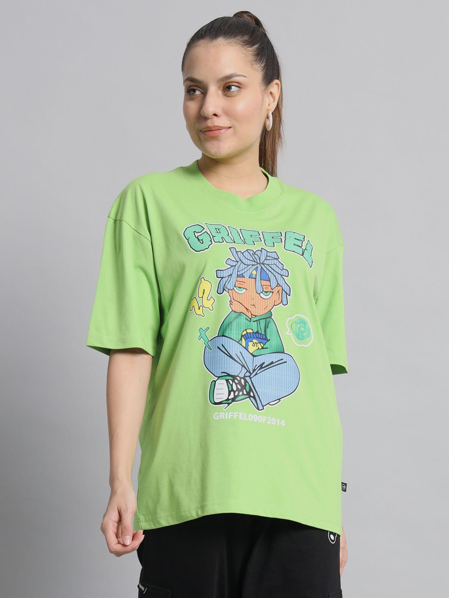 oversized parrot t-shirt