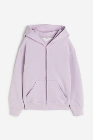 oversized zip-through hoodie