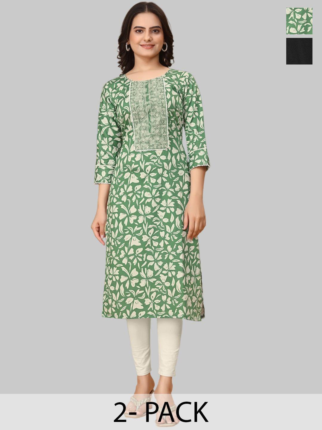 owo the label women ethnic motifs printed thread work summer sheers kurta