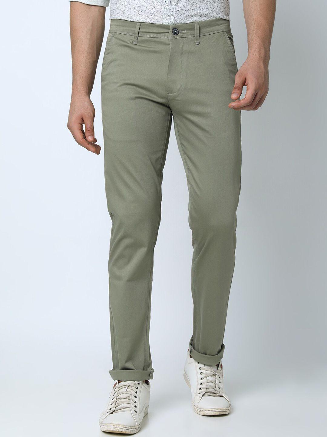 oxemberg men slim fit cotton chinos trousers