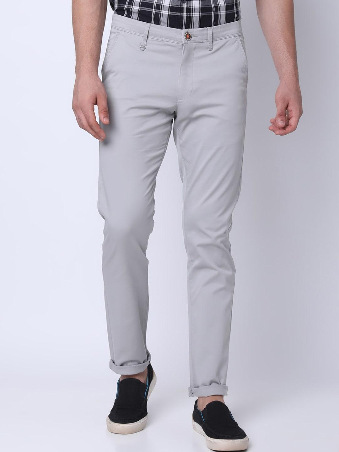 oxemberg men slim fit cotton chinos trousers