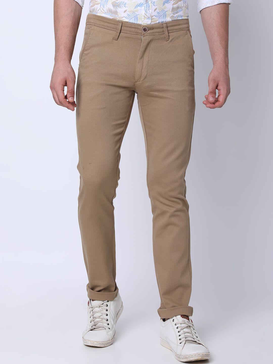 oxemberg men slim fit cotton chinos