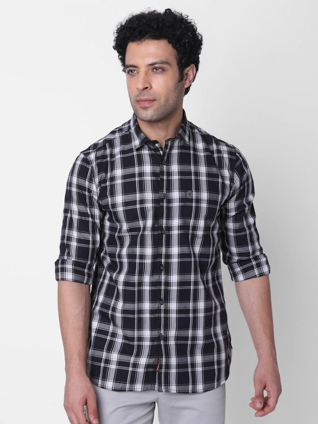oxemberg tartan checked classic slim fit cotton casual shirt