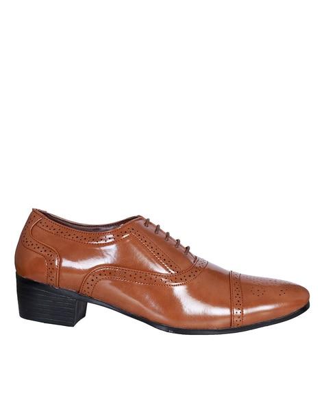 oxford formal shoes with perforations