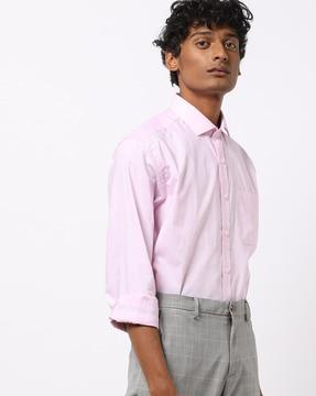 oxford regular fit shirt with patch pocket