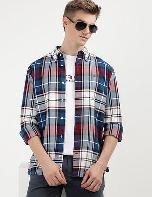 oxford tartan check shirt