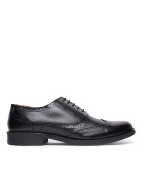 oxfords with genuine leather upper