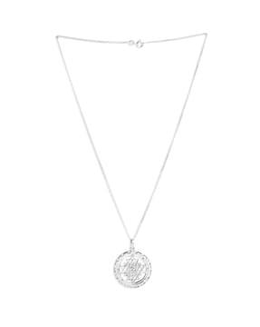 oxidised 925 sterling silver pendant