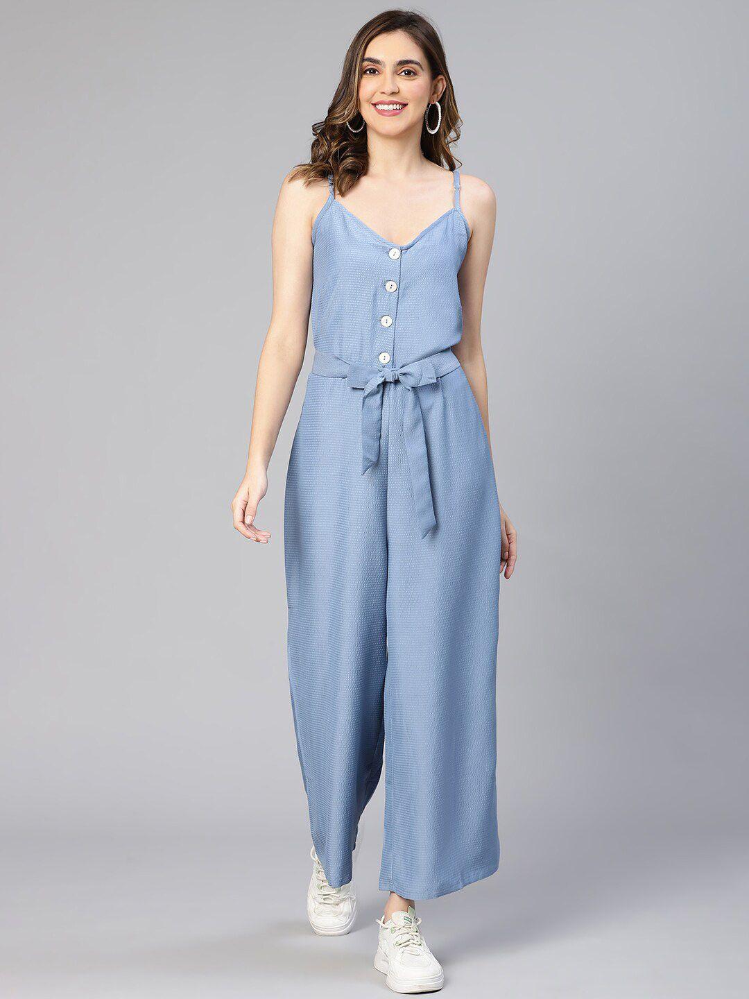 oxolloxo tie-knotted basic jumpsuit