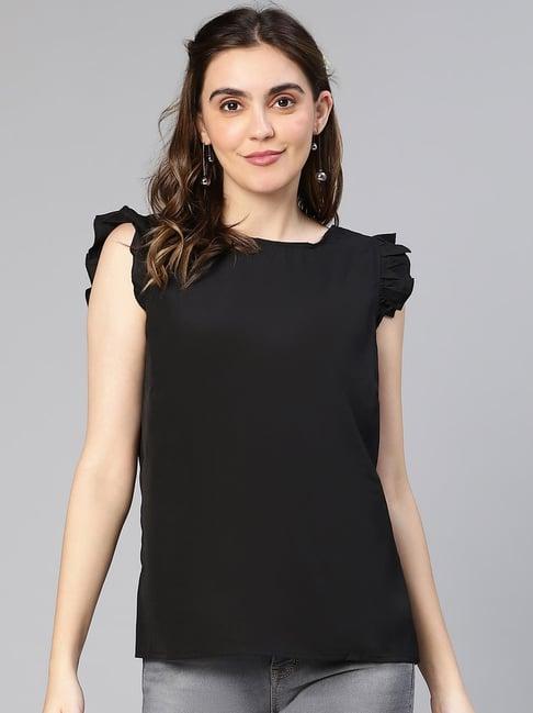 oxolloxo black regular fit top