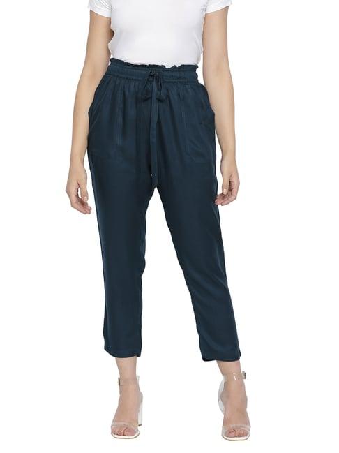 oxolloxo blue mid rise pants