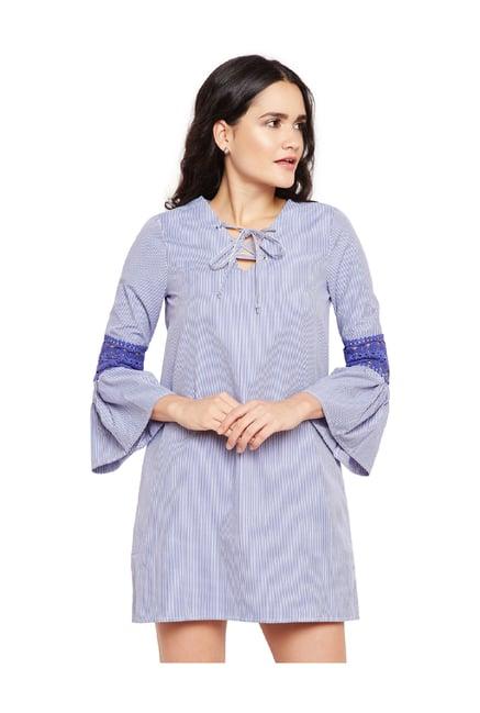 oxolloxo blue striped dress