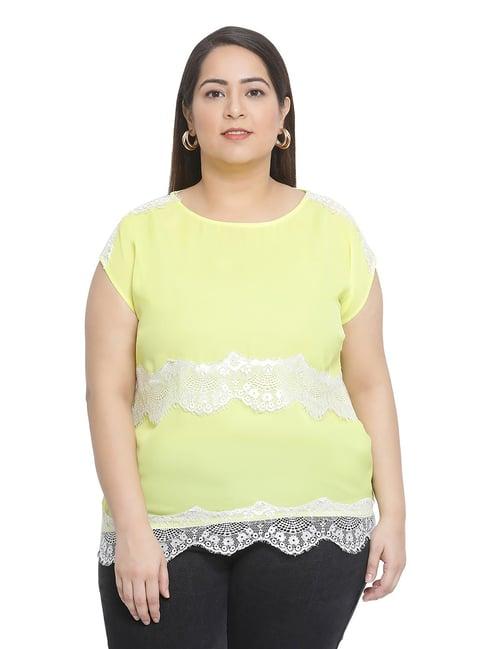 oxolloxo curves yellow sunshine watch lace top