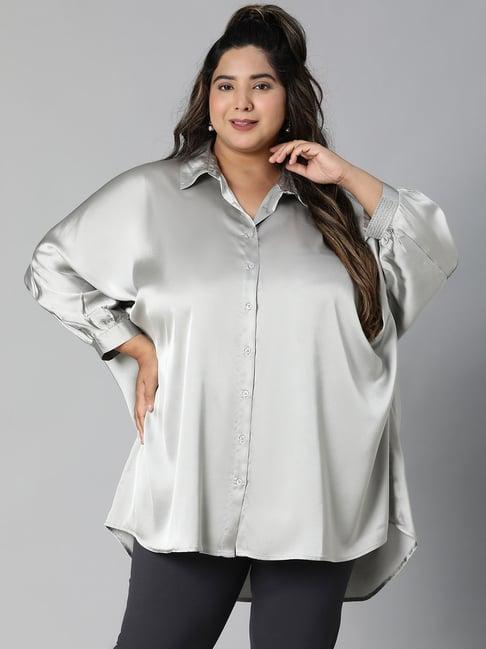 oxolloxo grey relaxed fit shirt