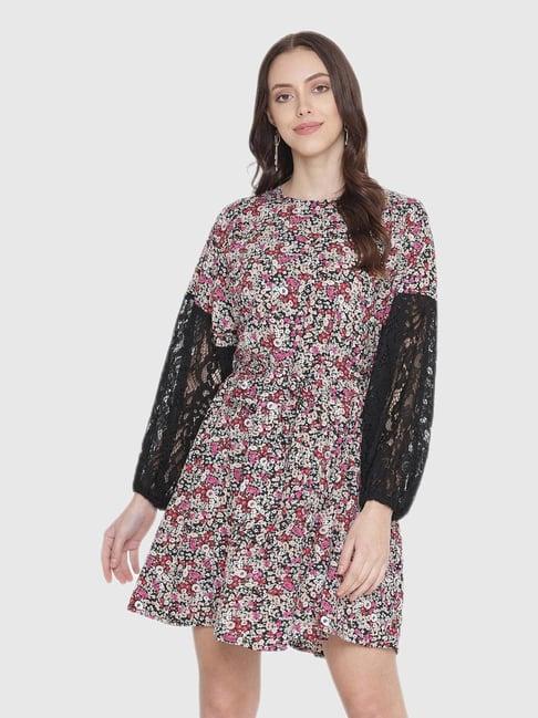 oxolloxo multi floral print dress