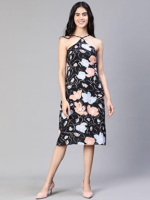 oxolloxo multicolor floral print a line dress