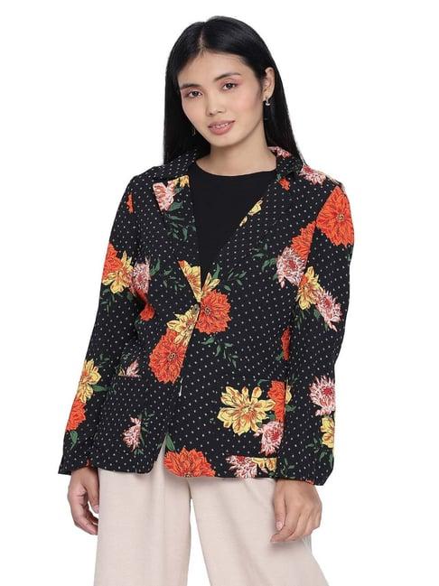 oxolloxo multicolor floral print blazer