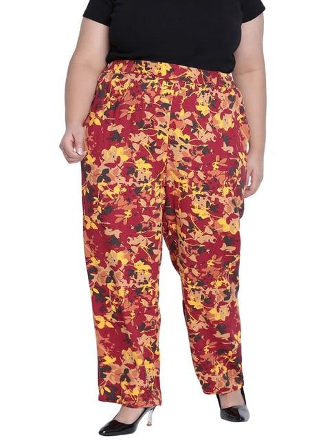 oxolloxo multicolor floral print pants