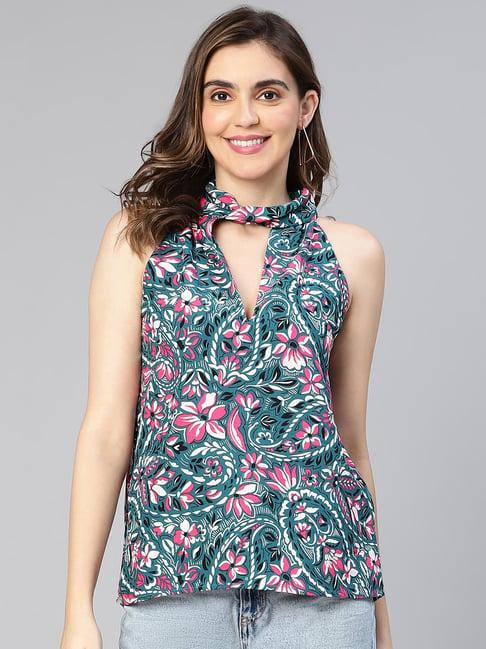 oxolloxo multicolor floral print top